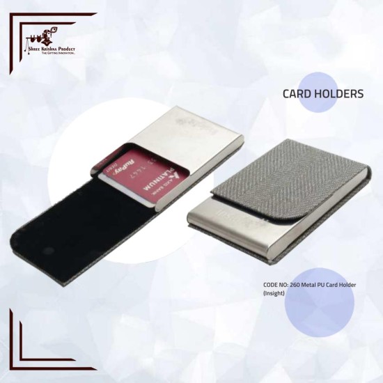 Metal PU Card Holder