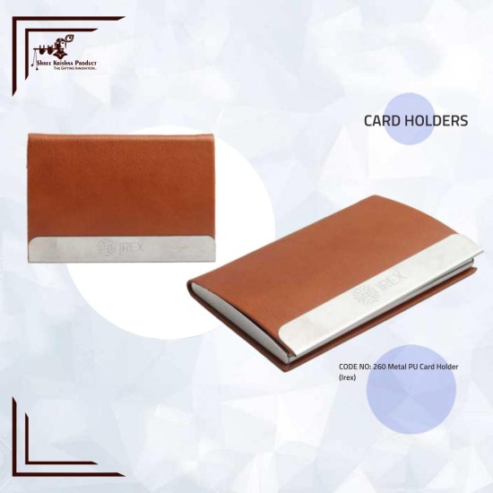 Metal PU Card Holder