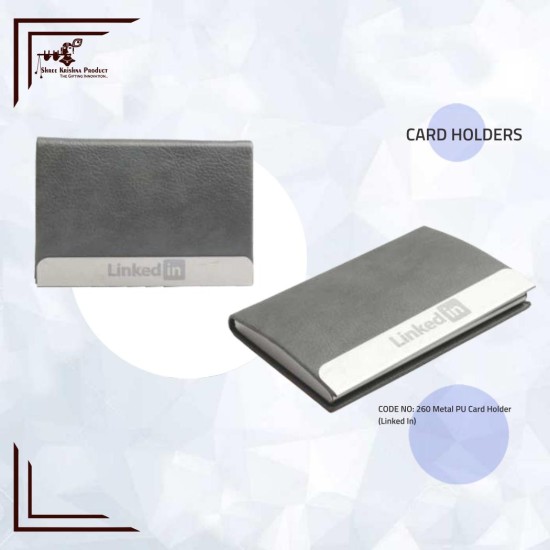 Metal PU Card Holder