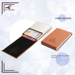 Metal PU Card Holder