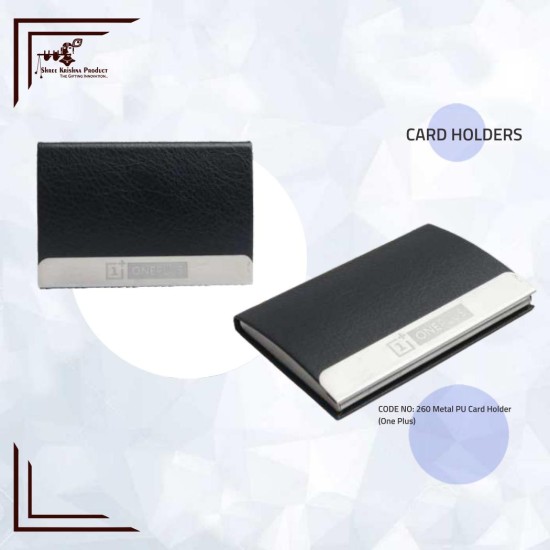 Metal PU Card Holder