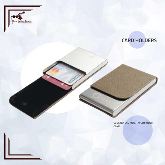 Metal PU Card Holder