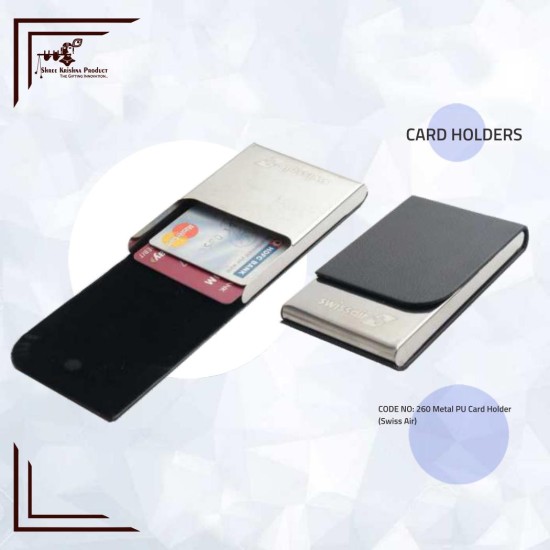 Metal PU Card Holder