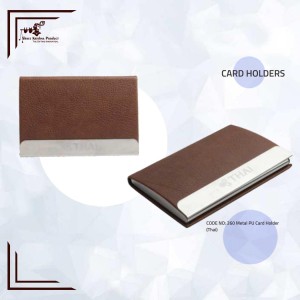 Metal PU Card Holder