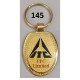 Round Neck Golden Key Chains