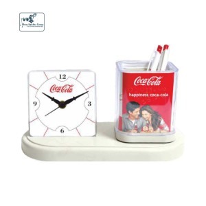 Table Clock with Pen Stand